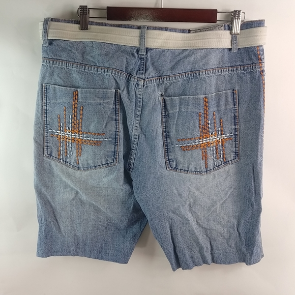 Urban Level Mens 38 Distressed Cutoff Jeans Shorts - Picture 2 of 9